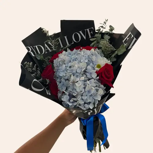 Ramo hortensia Azul