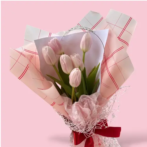 Ramo Soft Tulips — 6 Tulipanes