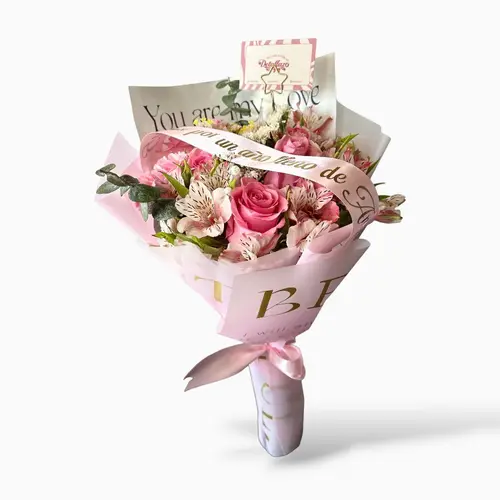 Ramo 5 Rosas Personalizado