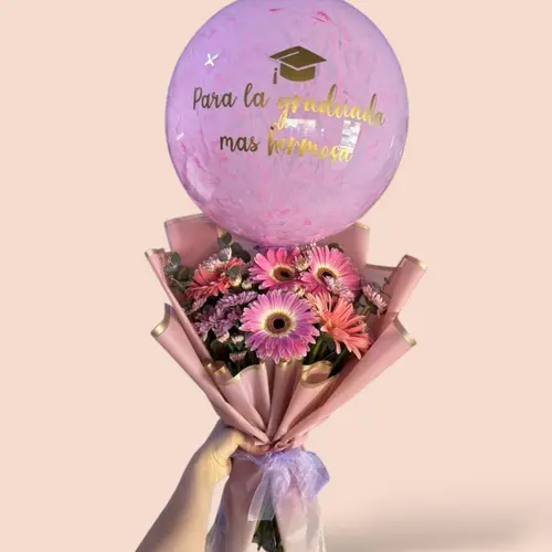Bouquet Burbuja Grad Pink