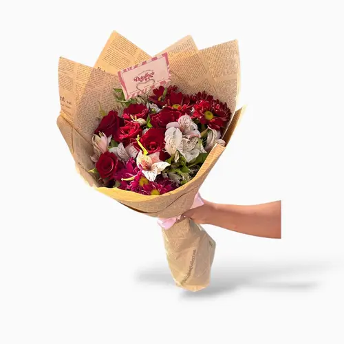 Ramo 6 Rosas Vintage