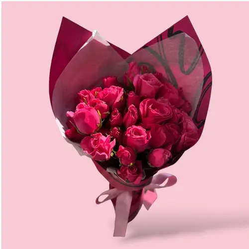 Ramo Mini Rosas Pink