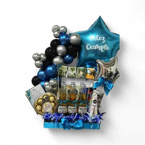 Box Cumple Azul Premium